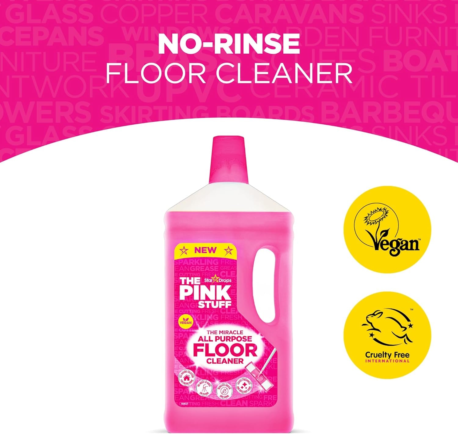 - the Pink Stuff - the Miracle All Purpose Floor Cleaner 33.8Fl Oz