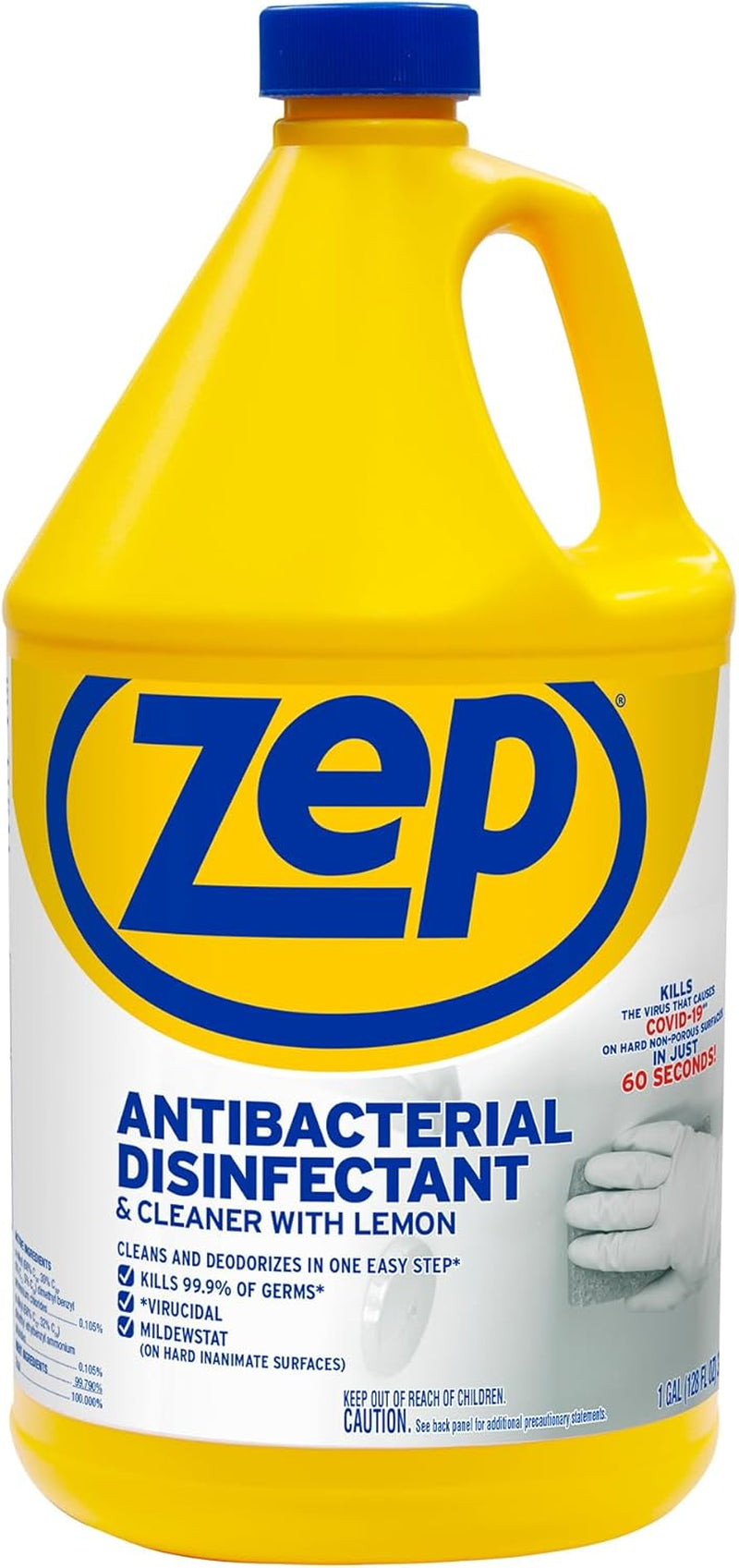 Commercial 1041688 Antibacterial Disinfectant Cleaner with Lemon , 1 Gal Bottle