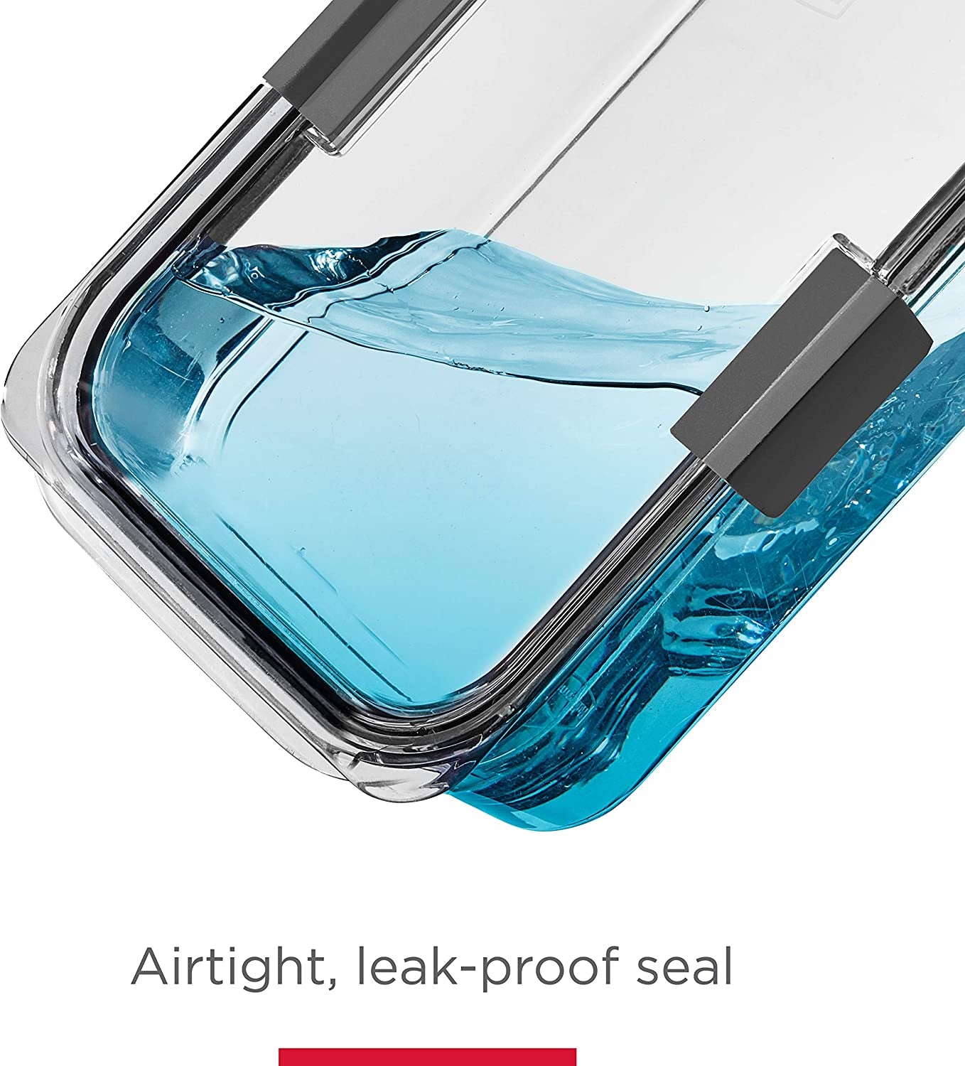 Brilliance Bpa-Free Food Storage Containers with Lids, Airtight Clear Set of 2 (9.6 Cup), Ideal for Lunch, Meal Prep, and Leftovers