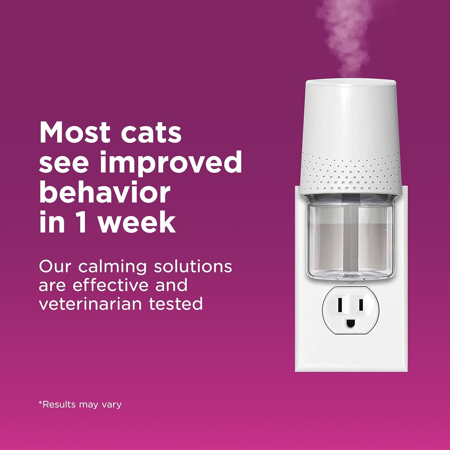 Multi Cat Calming Diffuser Refill, 3 Pack – Cat Calming Pheromone Refills Help Reduce Anxiety, Stress, Scratching, Urine Marking, Multi-Cat Aggression, (30-Day Refills, 90-Day Supply)