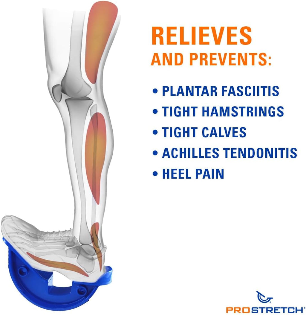 the Original Calf Stretcher and Foot Rocker for Plantar Fasciitis, Achilles Tendonitis, and Tight Calves, Single