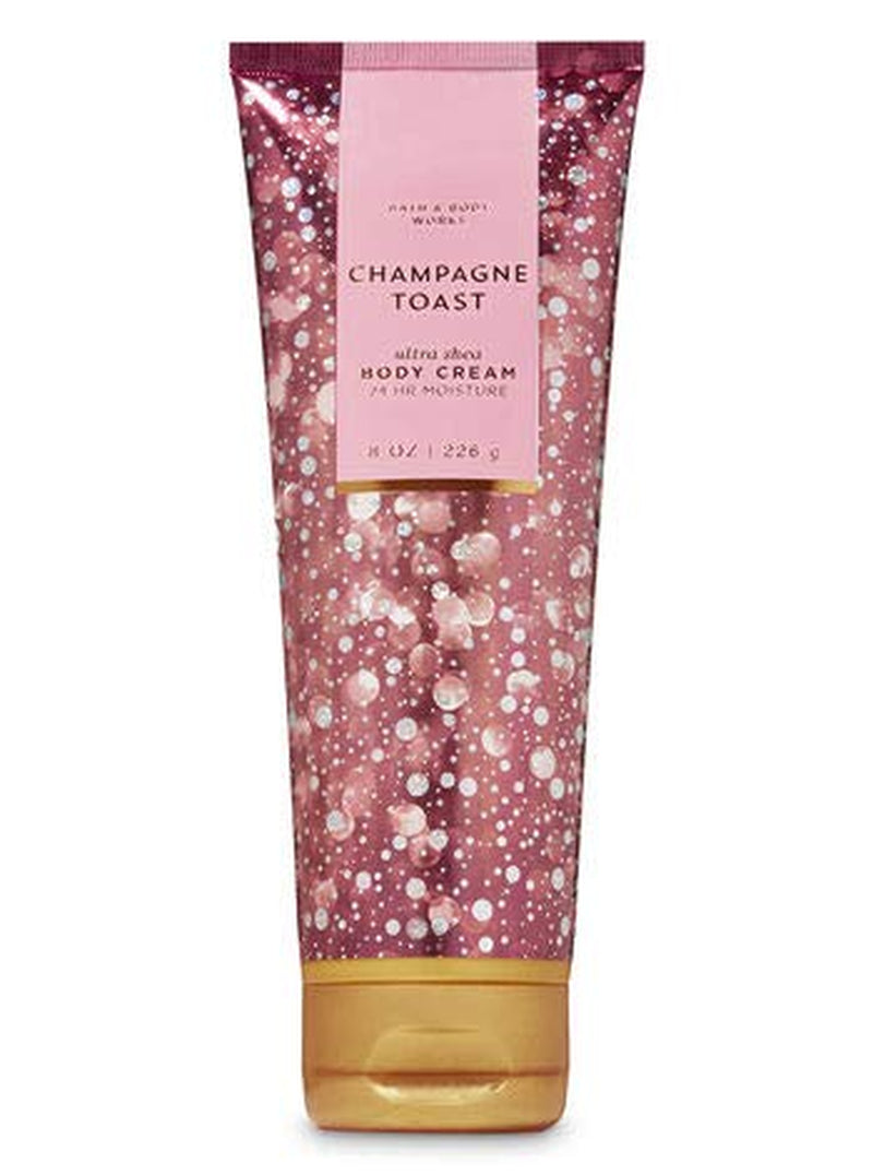 Bath and Body Works - Champagne Toast - 3 Pc. Gift Set - Moisturizing Body Wash, Fine Fragrance Mist and Ultra Shea Body Cream - (2019 Edition)