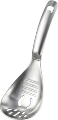 Multifunctional 5-In-1 Cooking Spoon, 18/8 304 Stainless Steel Kitchen Tool for Potato Masher, Egg Separator, Bottle Opener and Mixing Stirrer