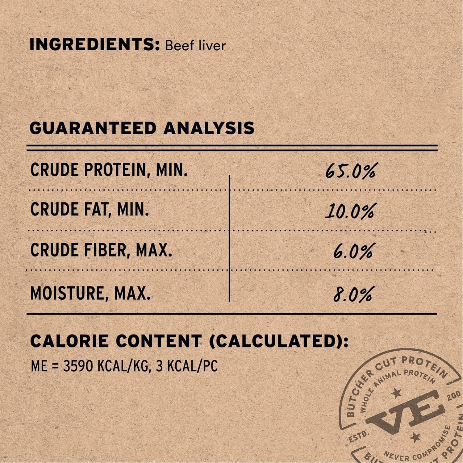 Freeze Dried Dog Treats | Beef Liver, Single Ingredient | Premium Quality | Grain Free Training Treats for Dogs, 2.1 Oz Bag