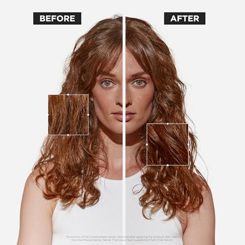 Kerastase Nutritive 8H Magic Night Serum - Overnight Treatment for Dry Hair, Enhances Shine, with Plant-Based Proteins