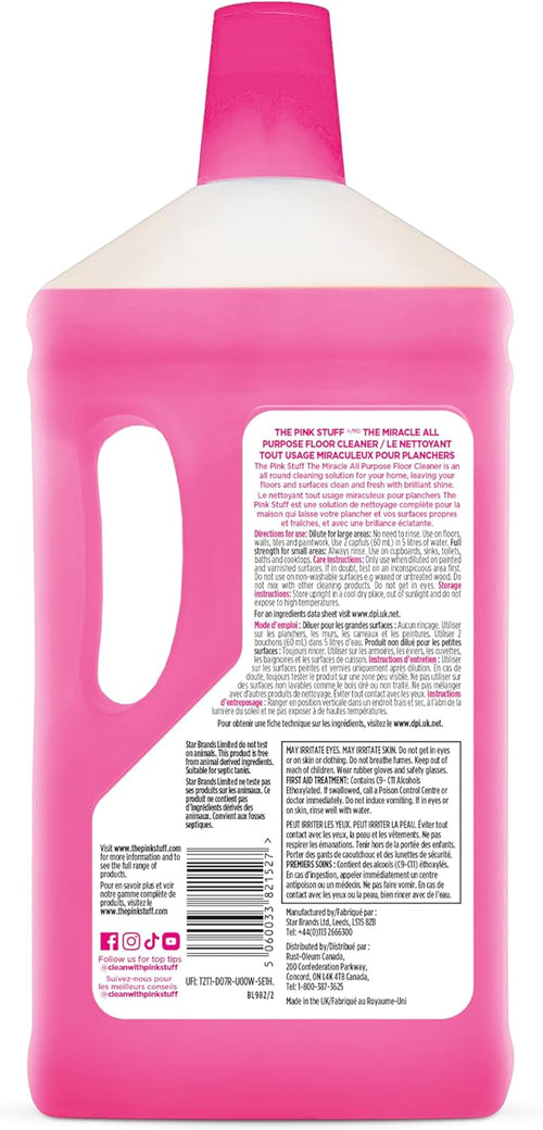 - the Pink Stuff - the Miracle All Purpose Floor Cleaner 33.8Fl Oz