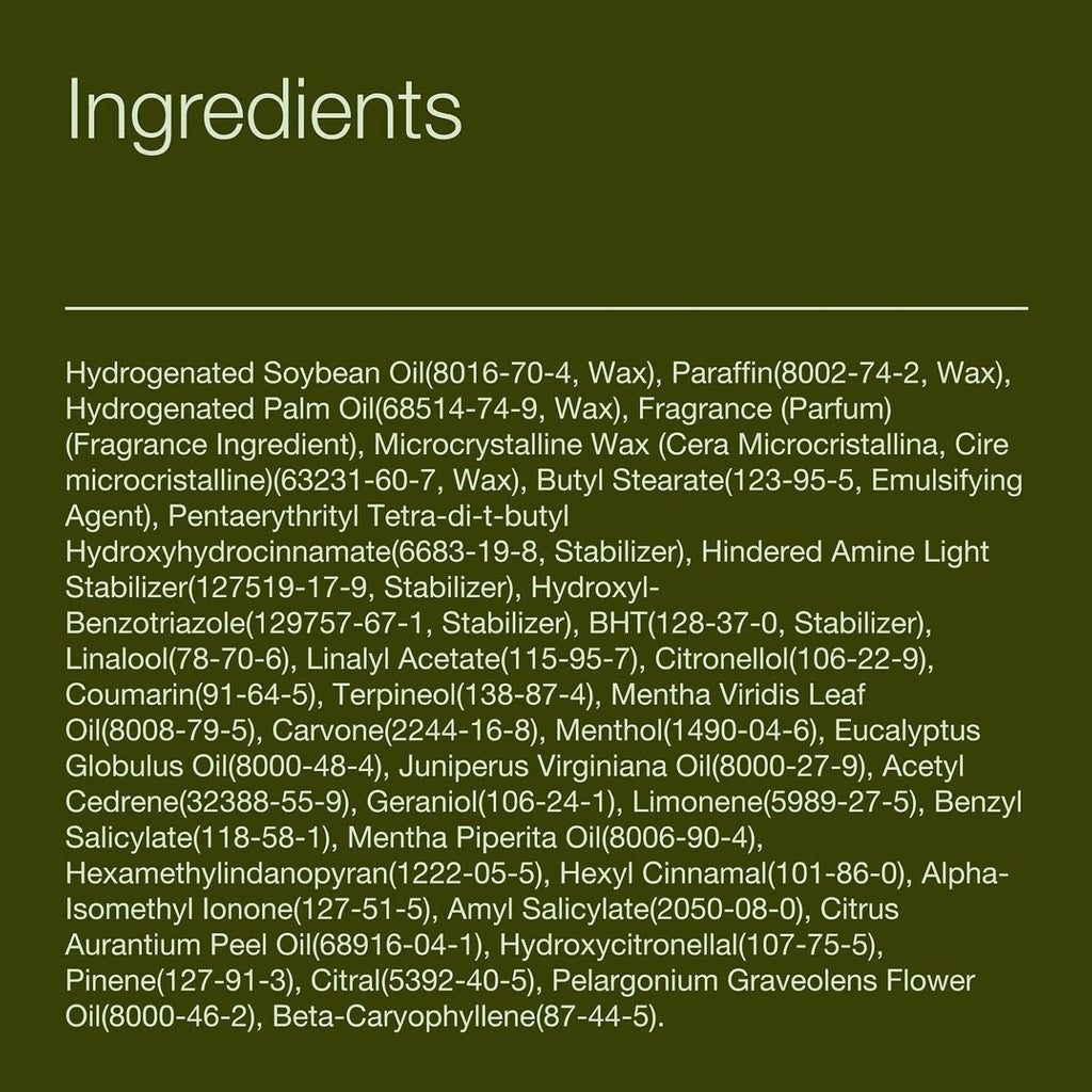 Eucalyptus Spearmint 3-Wick Candle - Scented Candle for At-Home Use - Long-Lasting, Room-Filling Fragrance - High Fragrance Oil Concentration - Soy Wax Blend