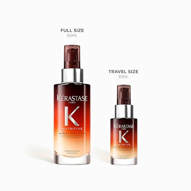 Kerastase Nutritive 8H Magic Night Serum - Overnight Treatment for Dry Hair, Enhances Shine, with Plant-Based Proteins