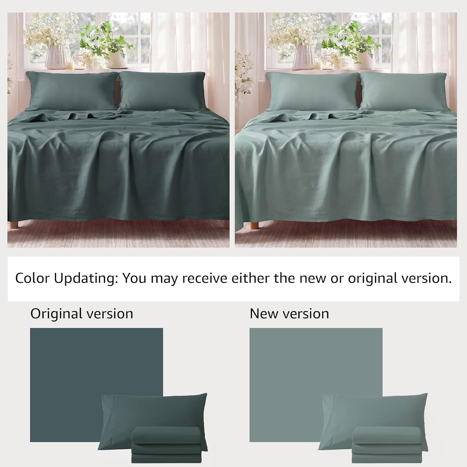 Full Size Comforter Sets - 7 Pieces Sage Green Bed in a Bag Full Size Bedding Sets with Comforter, Sheets, Pillowcases & Shams