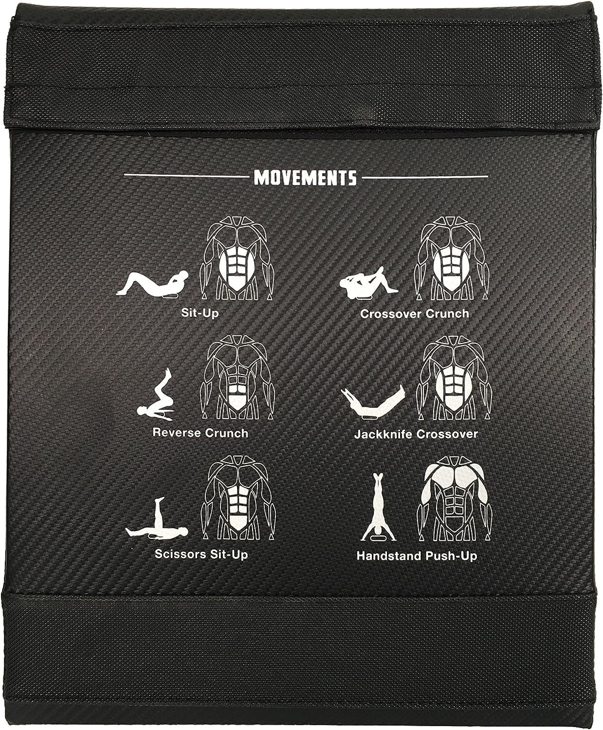 Abdominal Mat, Ab Mat, Core Trainer, Crossfit Core Workouts, Sit Ups, Crunches - Workouts Included