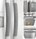 Refrigerator Door Handle Covers, 5 PCS, Performance Appliance Handle Covers, Non-Slip Fridge Door Handle Covers, Keep Your Kitchen Clean, Microwave Oven Dishwasher Door Handle Protectors(Dark Gray)