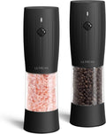 Electric Salt and Pepper Grinder Set, USB-C Rechargeable, Salt and Pepper Shakers Spice Mill with 6 Adjustable Coarseness LED Light, Kitchen Appliances for Housewarming Gifts