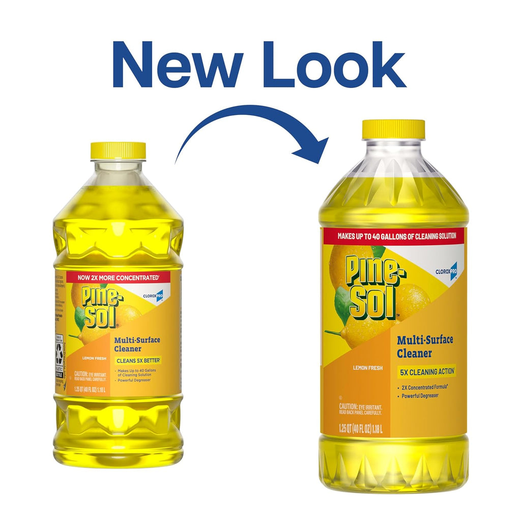 Multi-Surface Cleaner, All Purpose Cleaner, Lemon Fresh, 40 Fluid Ounces (Package May Vary)
