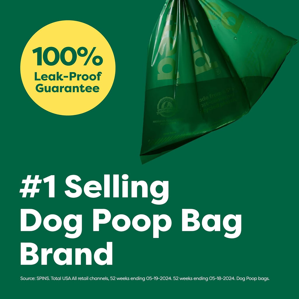 Dog Poop Bags Value Pack, Leak-Proof and Extra-Thick Pet Waste Bag for Big and Small Dogs, Refill Rolls, Lavender Scented, 600 Count
