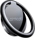 Cell Phone Ring Holder Stand - Phone Finger Gip Kickstand, 360° Rotation Polished Metal Grip for Magnetic Car Mount, Fit for Iphone 17/16/15/14 Pro Max Air, Android Smartphone Accessories