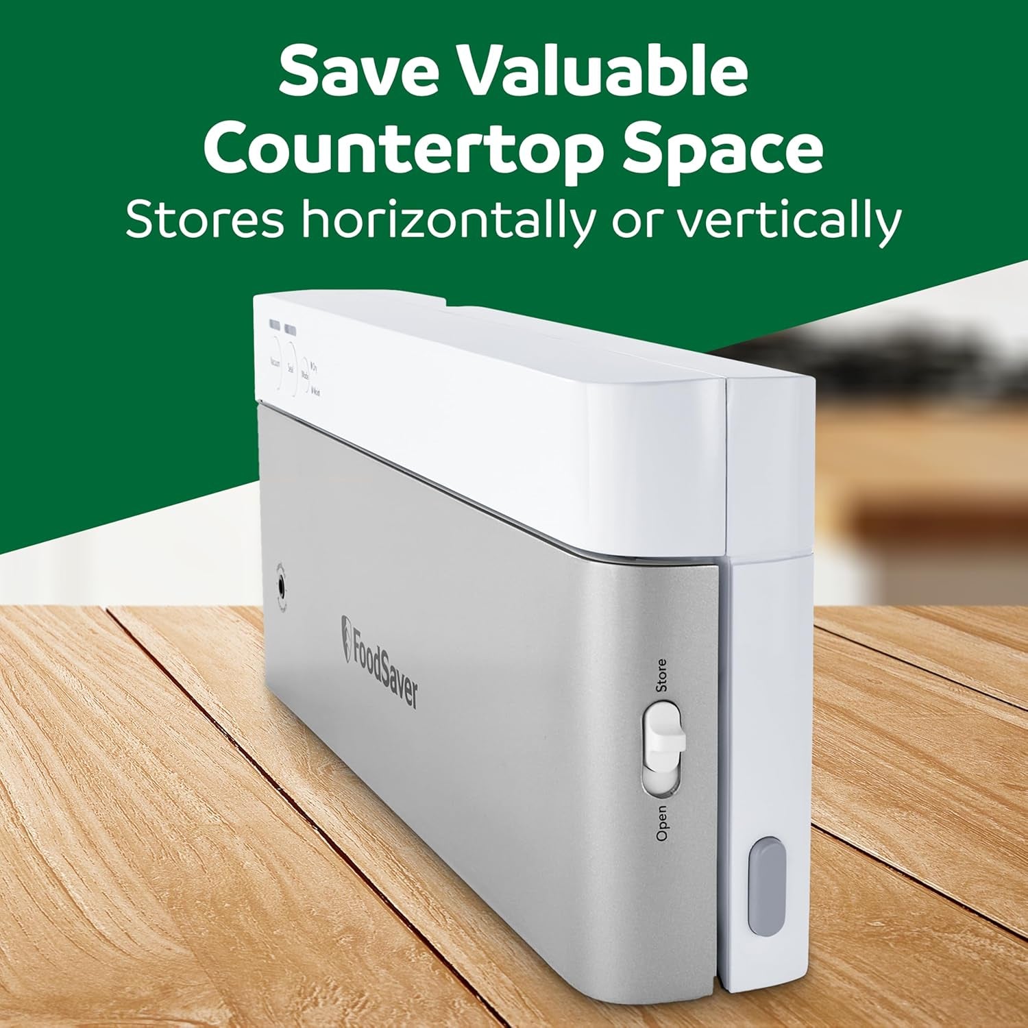 Compact Vacuum Sealer Machine with Airtight Bags and Roll - Ideal for Sous Vide and Airtight Food Storage, White