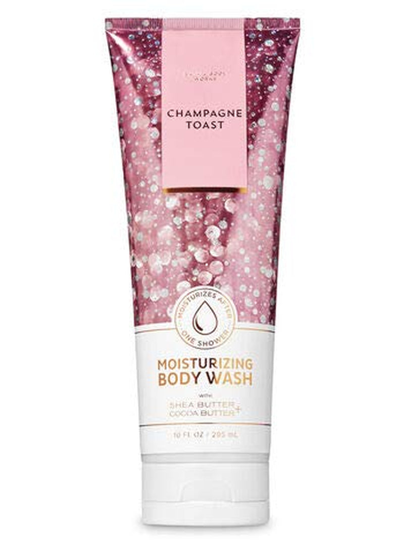 Bath and Body Works - Champagne Toast - 3 Pc. Gift Set - Moisturizing Body Wash, Fine Fragrance Mist and Ultra Shea Body Cream - (2019 Edition)