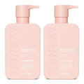 Moisture Shampoo + Conditioner Set for Dry, Coarse, Stressed, Frizzy Hair, Made with Coconut Oil, Rice Protein, Shea Butter and Vitamin E, All Natural, 12 Fl Oz (Pack of 2)