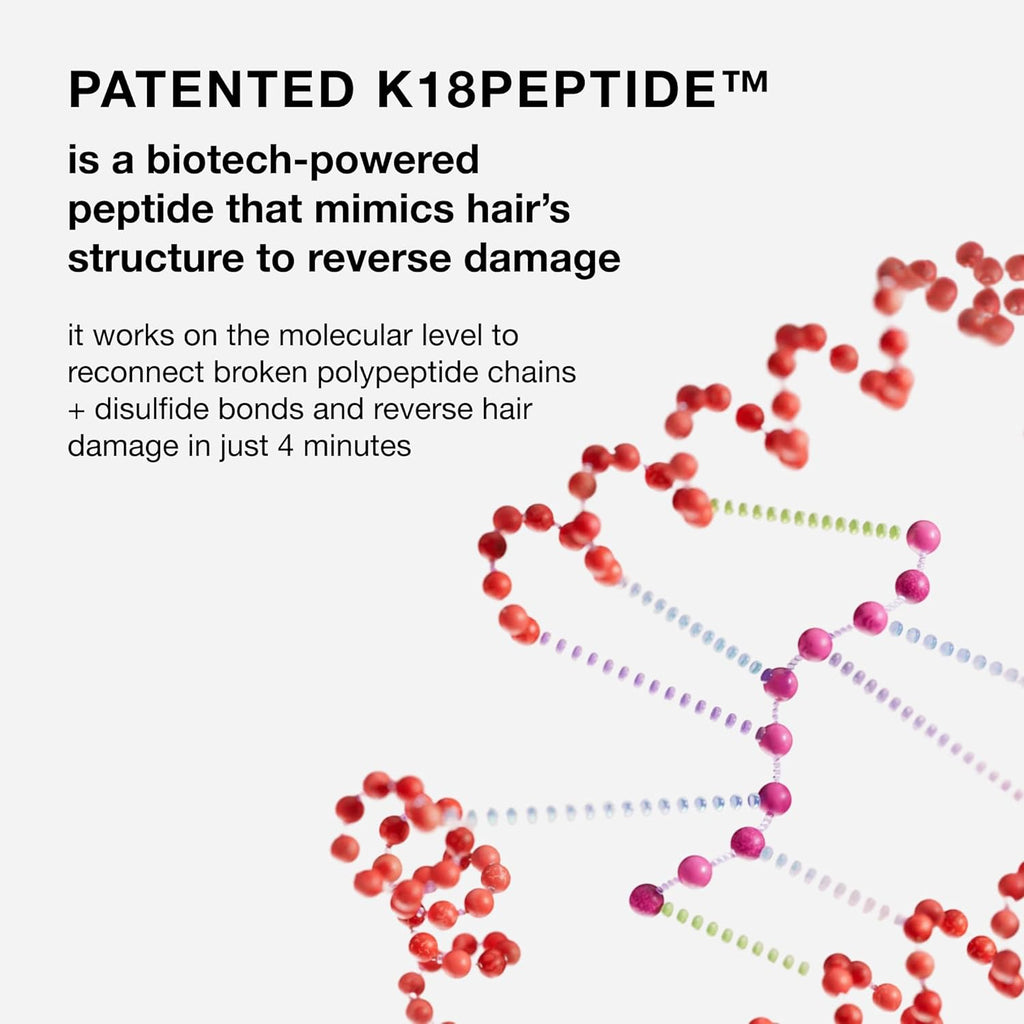 Leave-In Molecular Repair Hair Mask, Patented, Lasting Repair for Dry, Frizzy, Damaged Hair, Reverse Damage in 4 Minutes from Bleach, Color, Chemical Services + Heat