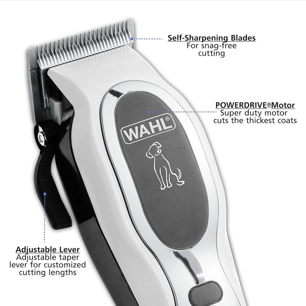 USA Pet-Pro Corded Clipper & Battery Trimmer Pet Grooming Combo Kit for Dogs with Light to Thick Coats, the Brand Used by Professionals - Model 9284