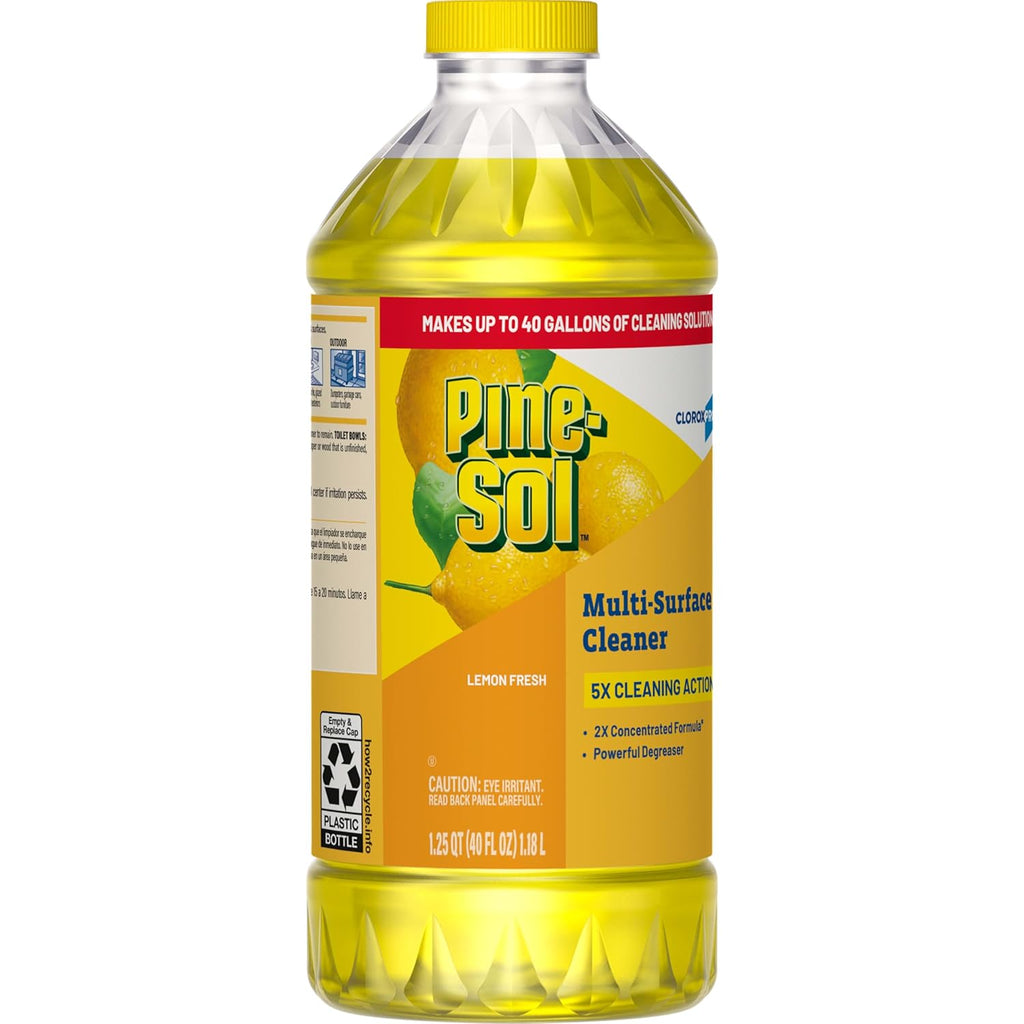 Multi-Surface Cleaner, All Purpose Cleaner, Lemon Fresh, 40 Fluid Ounces (Package May Vary)