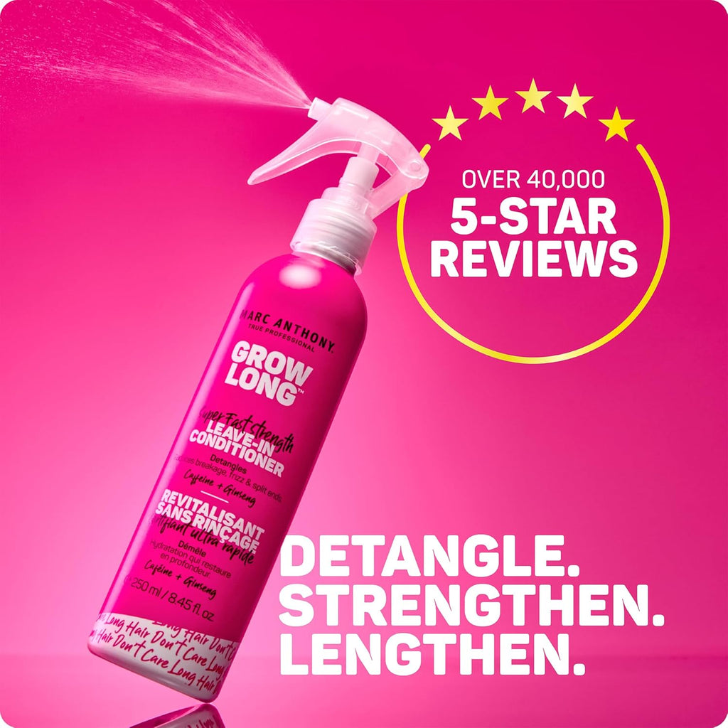 Leave-In Hair Conditioner Spray for Long & Detangled Hair, Grow Long - Moisturizing & Deep Conditioning Detangler Spray with Biotin for Split Ends, Breakage & Reduces Frizz