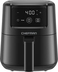 2 Qt Mini Air Fryer – Digital Space-Saving Compact Air Fryer with Nonstick and Dishwasher Safe Basket, Quick & Easy Meals in Minutes, Features Digital Timer and Shake Reminder – Black