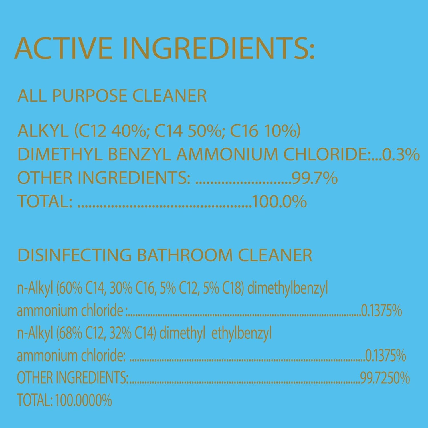 Disinfecting All-Purpose Cleaner 32 Oz and Bathroom Cleaner, Household Essentials, 30 Oz, Pack of 3