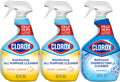 Disinfecting All-Purpose Cleaner 32 Oz and Bathroom Cleaner, Household Essentials, 30 Oz, Pack of 3