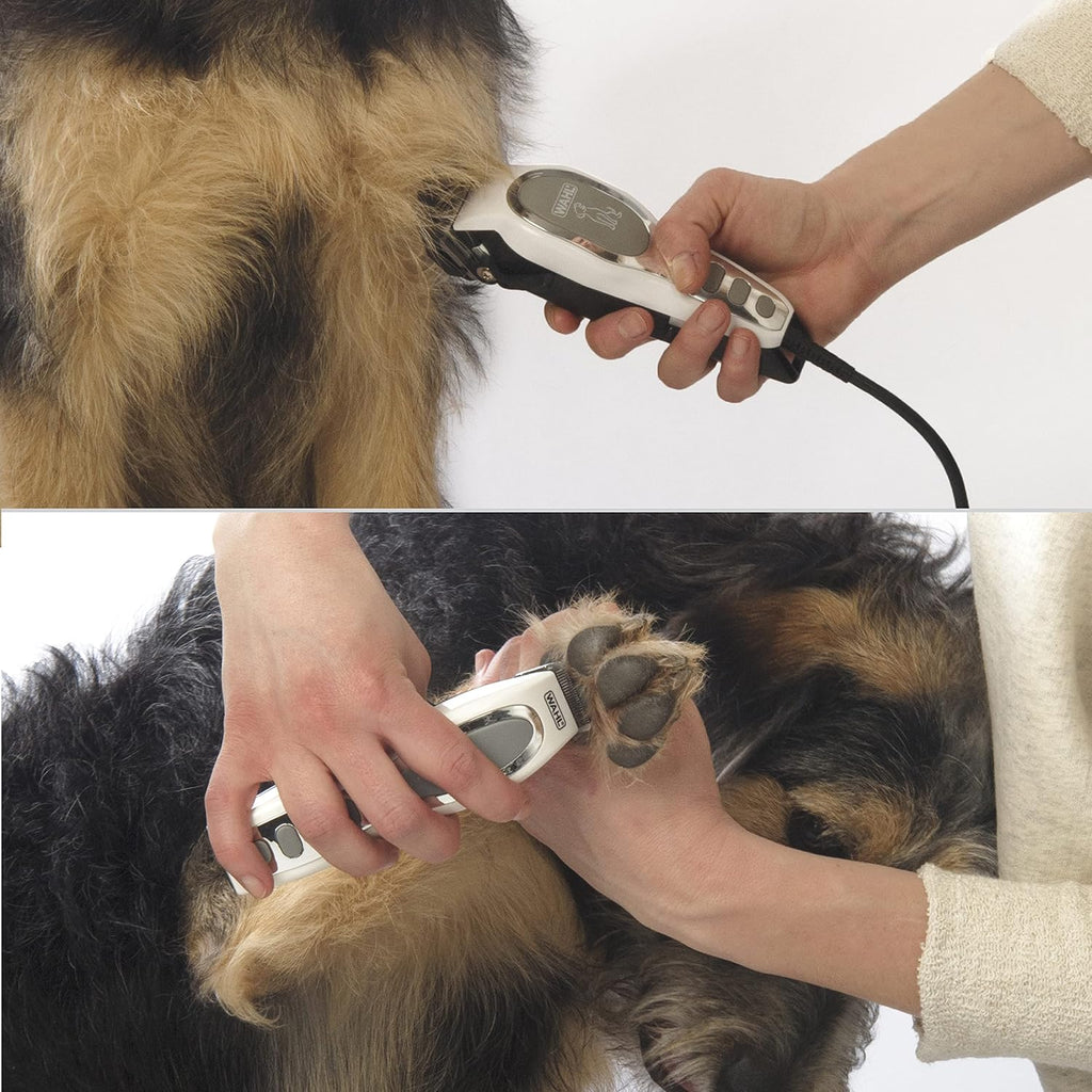 USA Pet-Pro Corded Clipper & Battery Trimmer Pet Grooming Combo Kit for Dogs with Light to Thick Coats, the Brand Used by Professionals - Model 9284