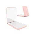 Small Lighted Makeup Mirror for Purse, 1X/3X Magnification LED Compact Travel Mirror with Light, Portable Mirror for Pocket or Bag, Cute Pink Gift for Girls,Women