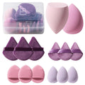 Makeup Sponge Set  Triangle Puff 14PCS Non-Latex Beauty Blender Sponges with Travel Case, Soft Makeup Puff for Foundation, Concealer, Cream & Powder, Face & Eye Blending for Sensitive Skin