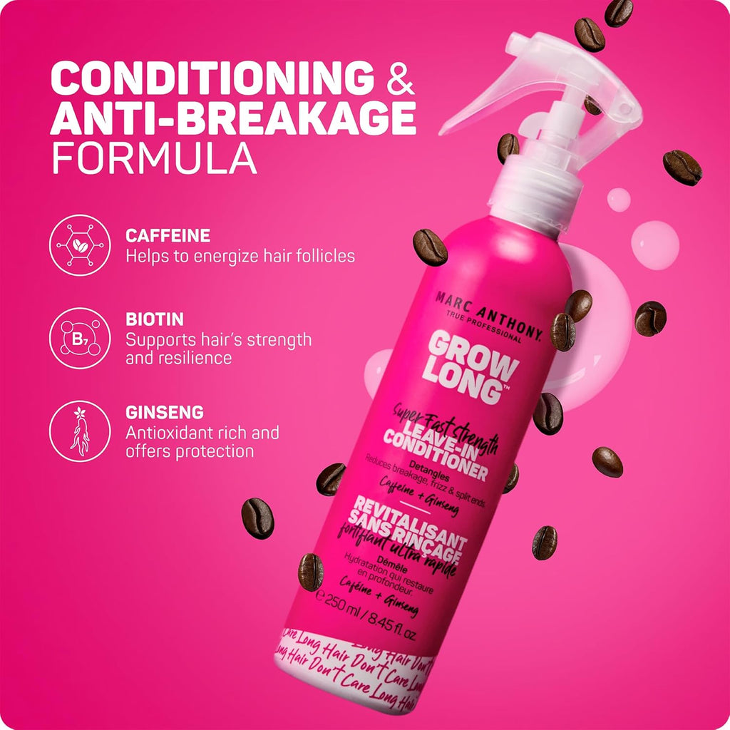 Leave-In Hair Conditioner Spray for Long & Detangled Hair, Grow Long - Moisturizing & Deep Conditioning Detangler Spray with Biotin for Split Ends, Breakage & Reduces Frizz
