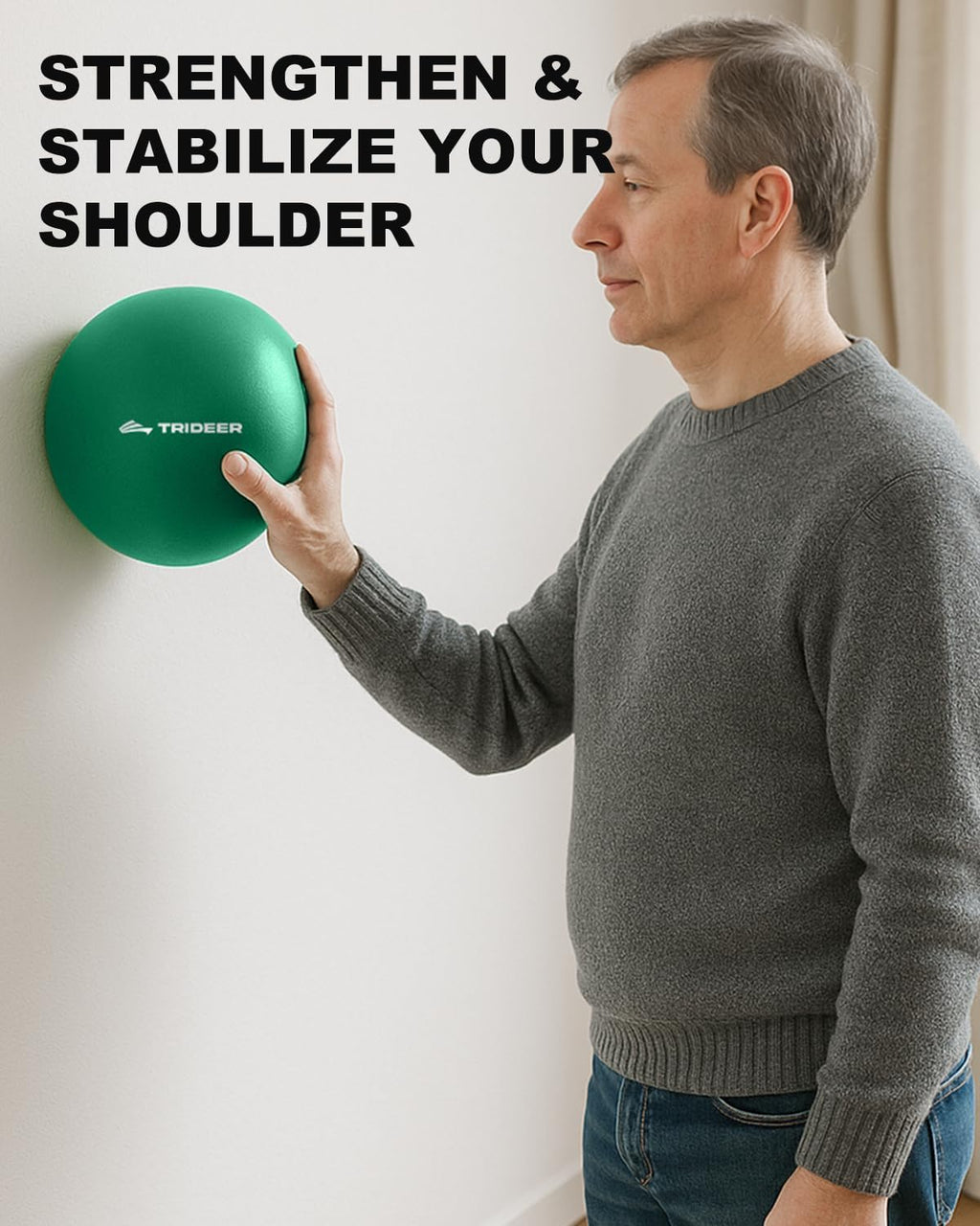 Exercise Balls Physical Therapy, 9 Inch Pilates Ball between Knees for Physical Therapy, Mini Exercise Ball - Yoga Ball, Small Workout Balls for Core Strength and Back Support with Guide
