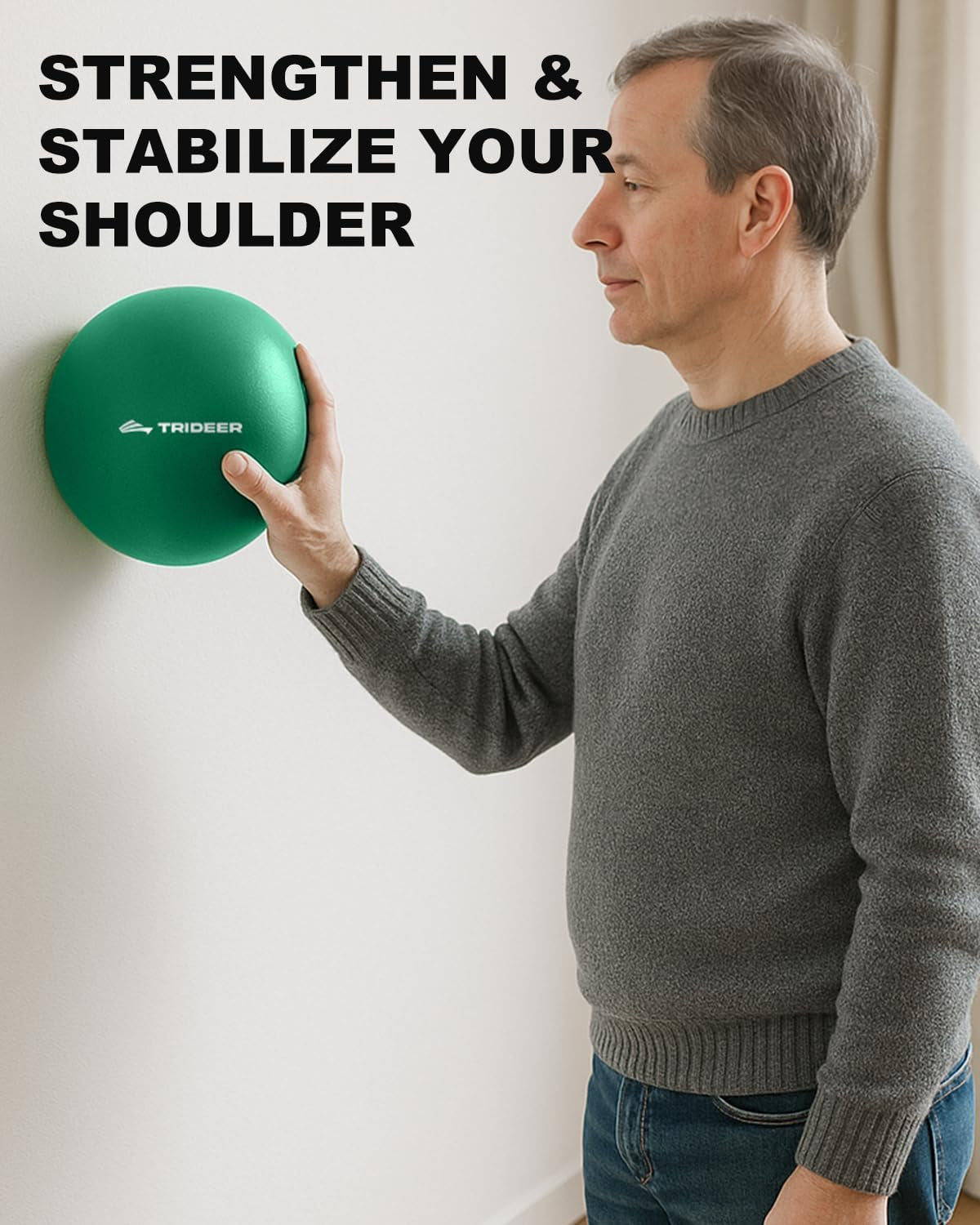 Exercise Balls Physical Therapy, 9 Inch Pilates Ball between Knees for Physical Therapy, Mini Exercise Ball - Yoga Ball, Small Workout Balls for Core Strength and Back Support with Guide