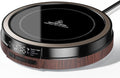 Coffee Mug Warmer for Desk, 50W Fast Heating Cup Warmer with Smart Display, 4 Temps & 12H Timer, Auto Shut off for Tea, Milk, Hot Drinks - Wood Effect
