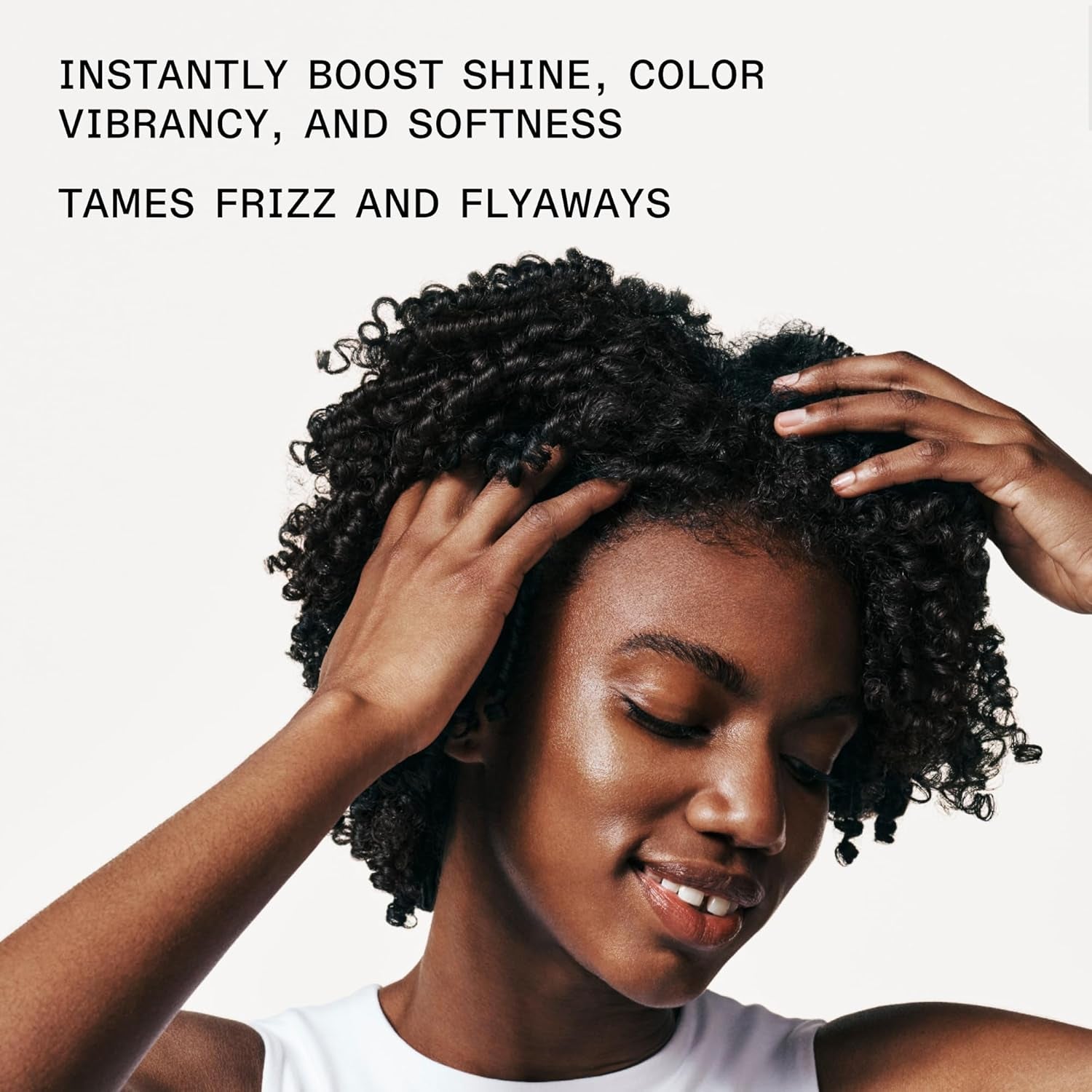 N°.7 Bonding Oil: High Shine | Heat Protectant, Visibly Smooths & Softens Hair, Added Color Vibrancy, up to 72 Hour Frizz Control | for Coily, Curly, Straight, and Wavy