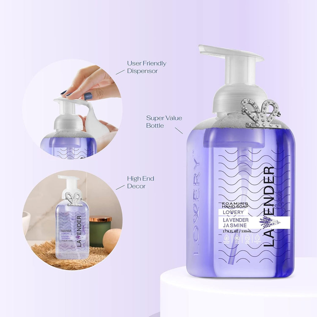 Foaming Hand Soap 10 Pack, Moisturizing W Aloe Vera & Essential Oils - Alcohol-Free Citrus Blend, Lemon, Orange, Lime, Grapefruit, Black Cherry Fragrances & More Hand Wash for Kitchen and Bathroom