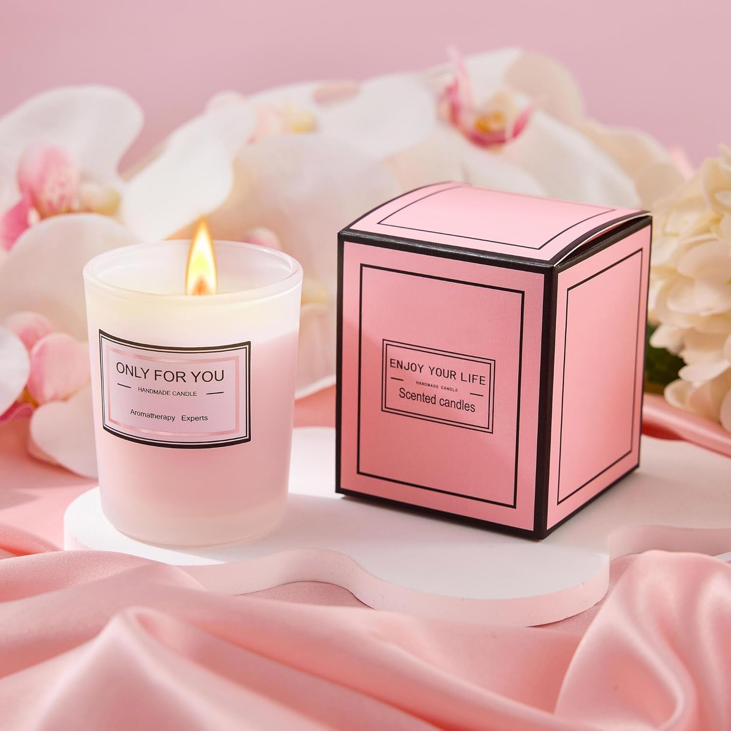 Birthday Gifts for Women Mom Best Friends Sister Her Wife Daughter Girlfriend Teacher Coworker, Mothers Day Christmas Valentines Day Self Care Get Well Soon Gift Basket, Luxury Rose Bath Spa Gift Set