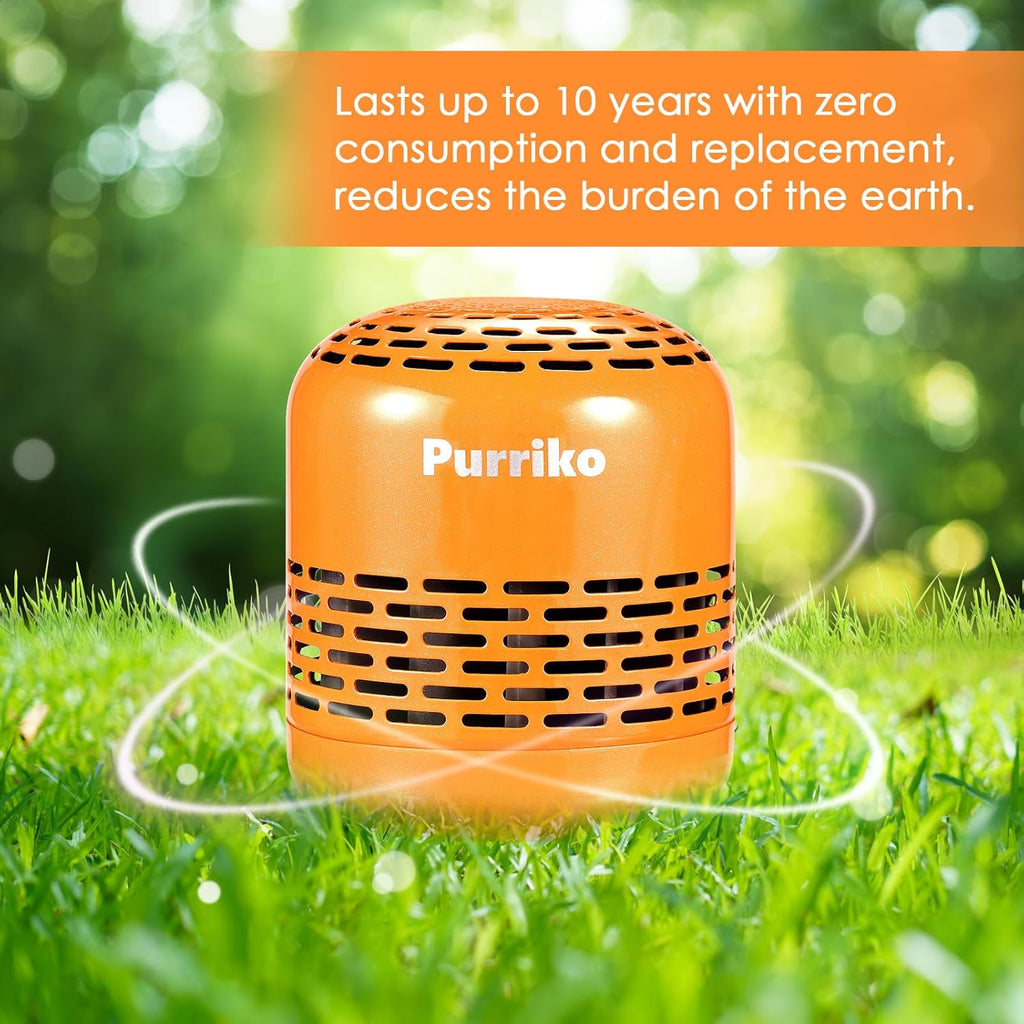 Refrigerator Deodorizer,Lasts up to 10 Years,Refrigerator Odor Eliminator,Fridge Deodorizer,More Effective than Baking Soda Bamboo Air Purifying Bags,Orange