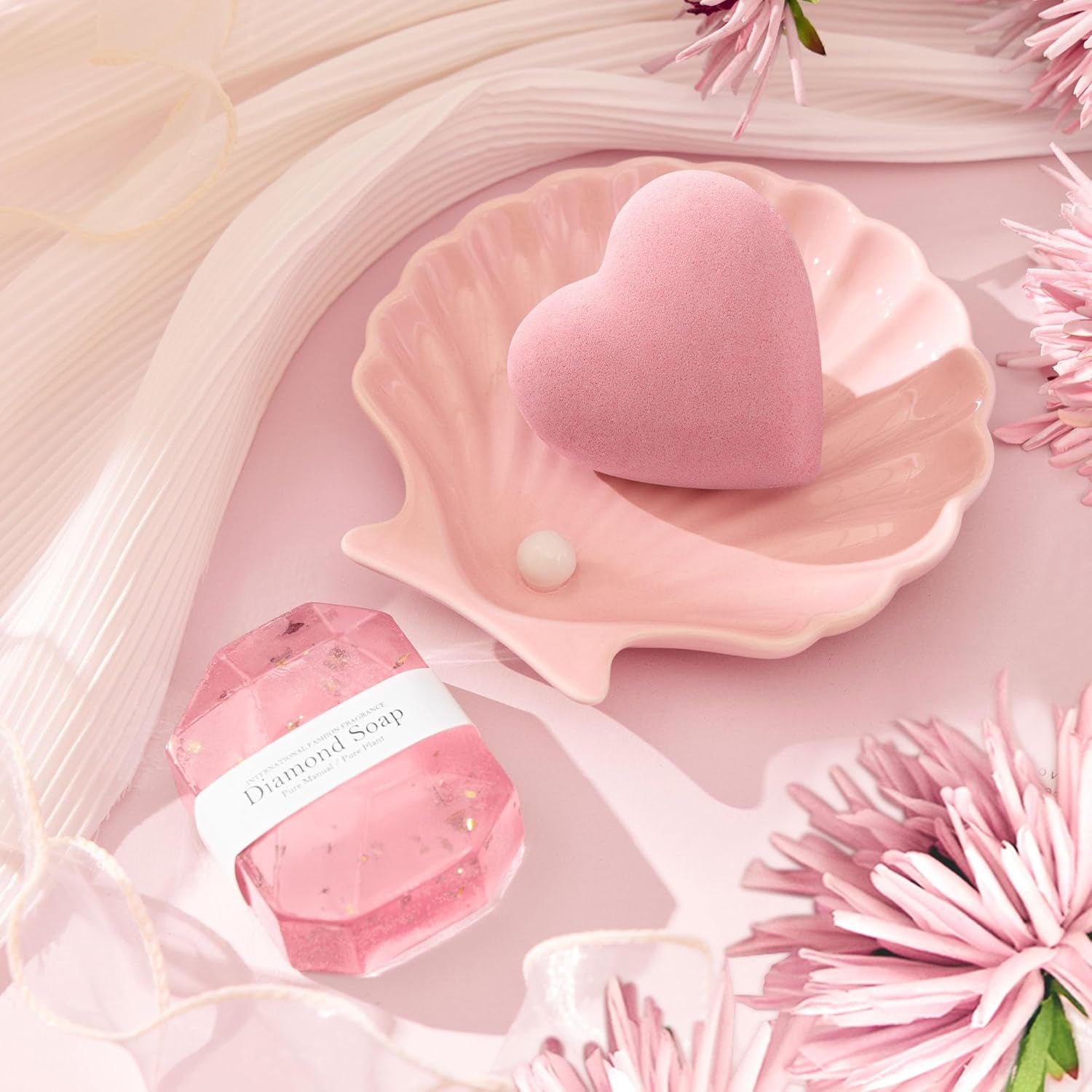 Birthday Gifts for Women Mom Best Friends Sister Her Wife Daughter Girlfriend Teacher Coworker, Mothers Day Christmas Valentines Day Self Care Get Well Soon Gift Basket, Luxury Rose Bath Spa Gift Set