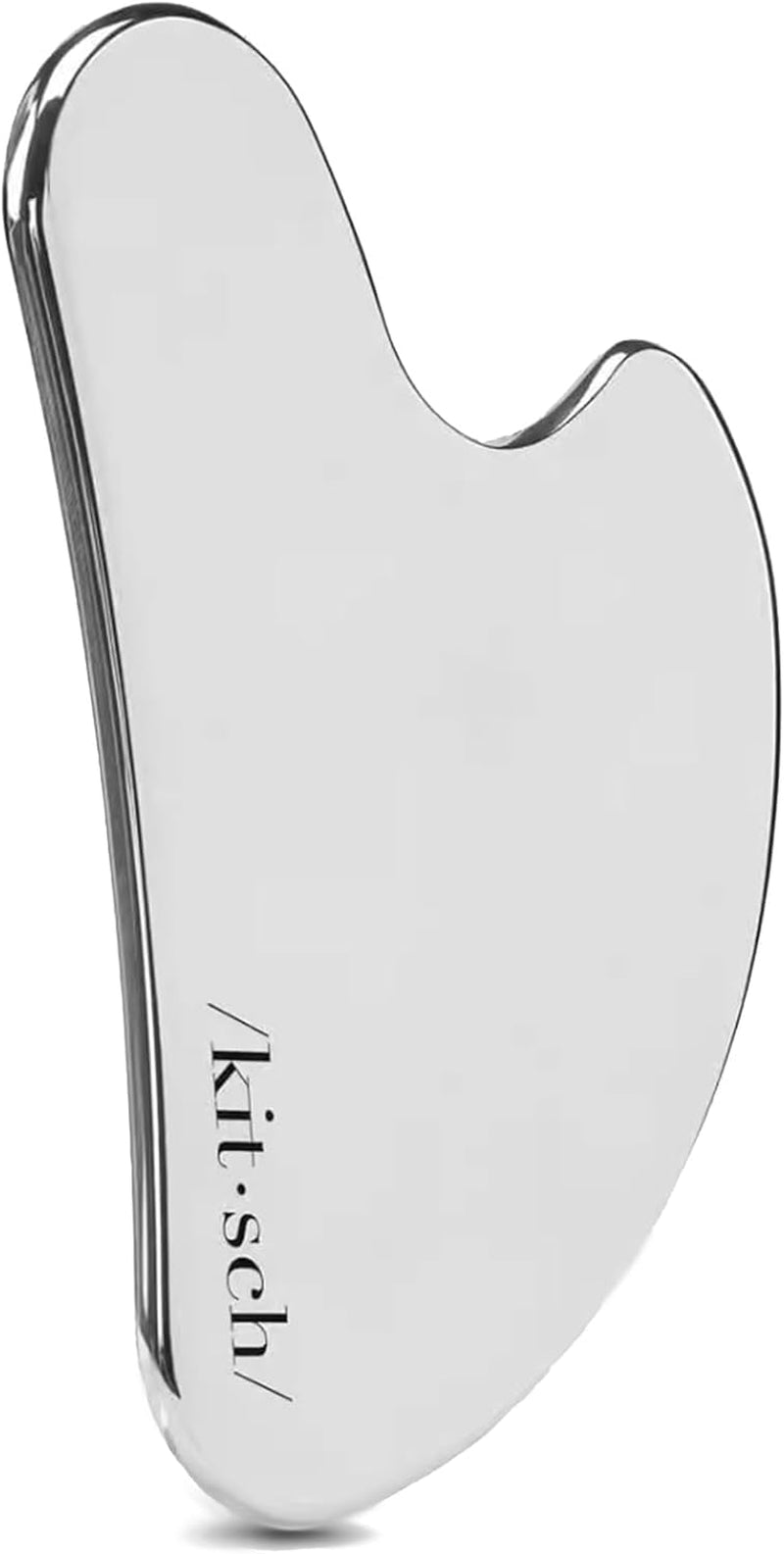 Stainless Steel Gua Sha Facial Tools - Guasha Tool for Face, Face Sculpting Tool, Neck Massager, Double Chin Reducer Gua Sha Tools, Lymphatic Drainage Massager, Facial Skin Care - Silver