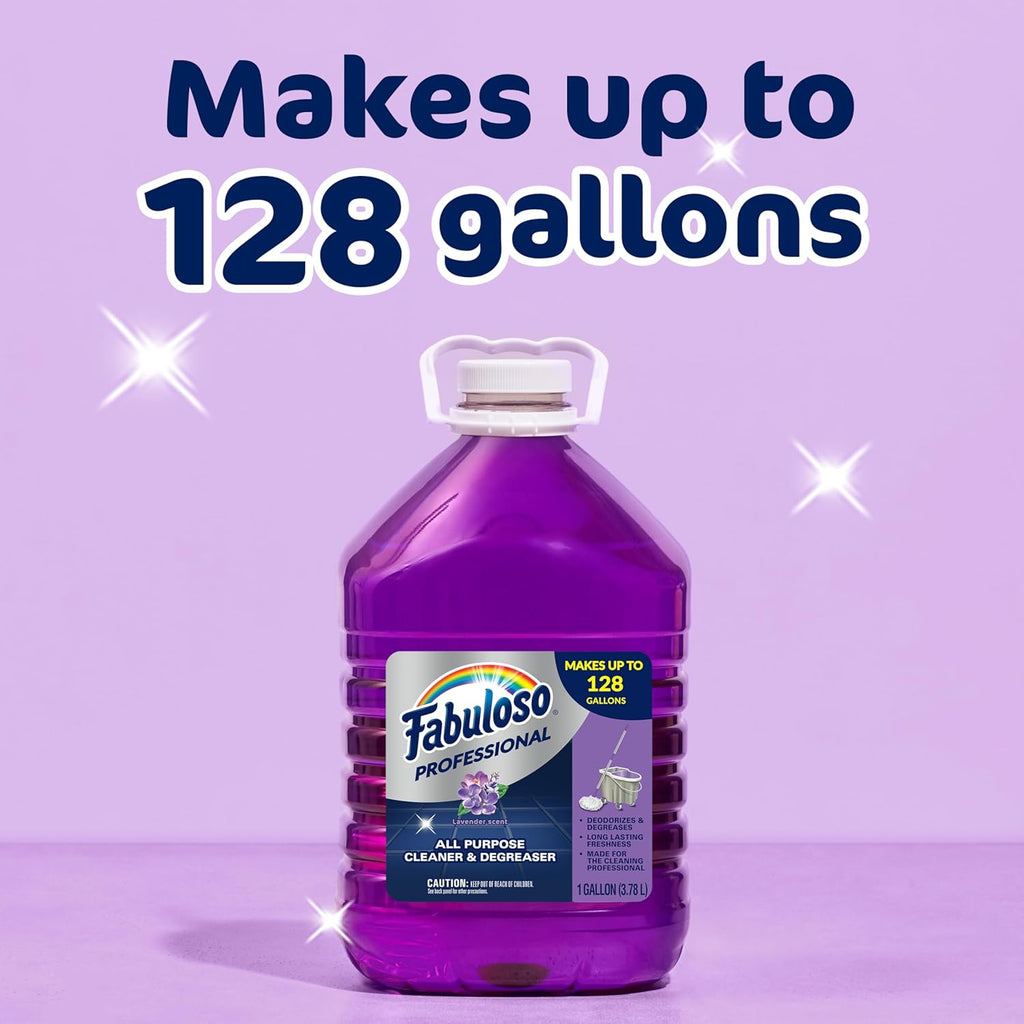 Professional All Purpose Cleaner & Degreaser - Lavender, 1 Gallon (Pack of 1)