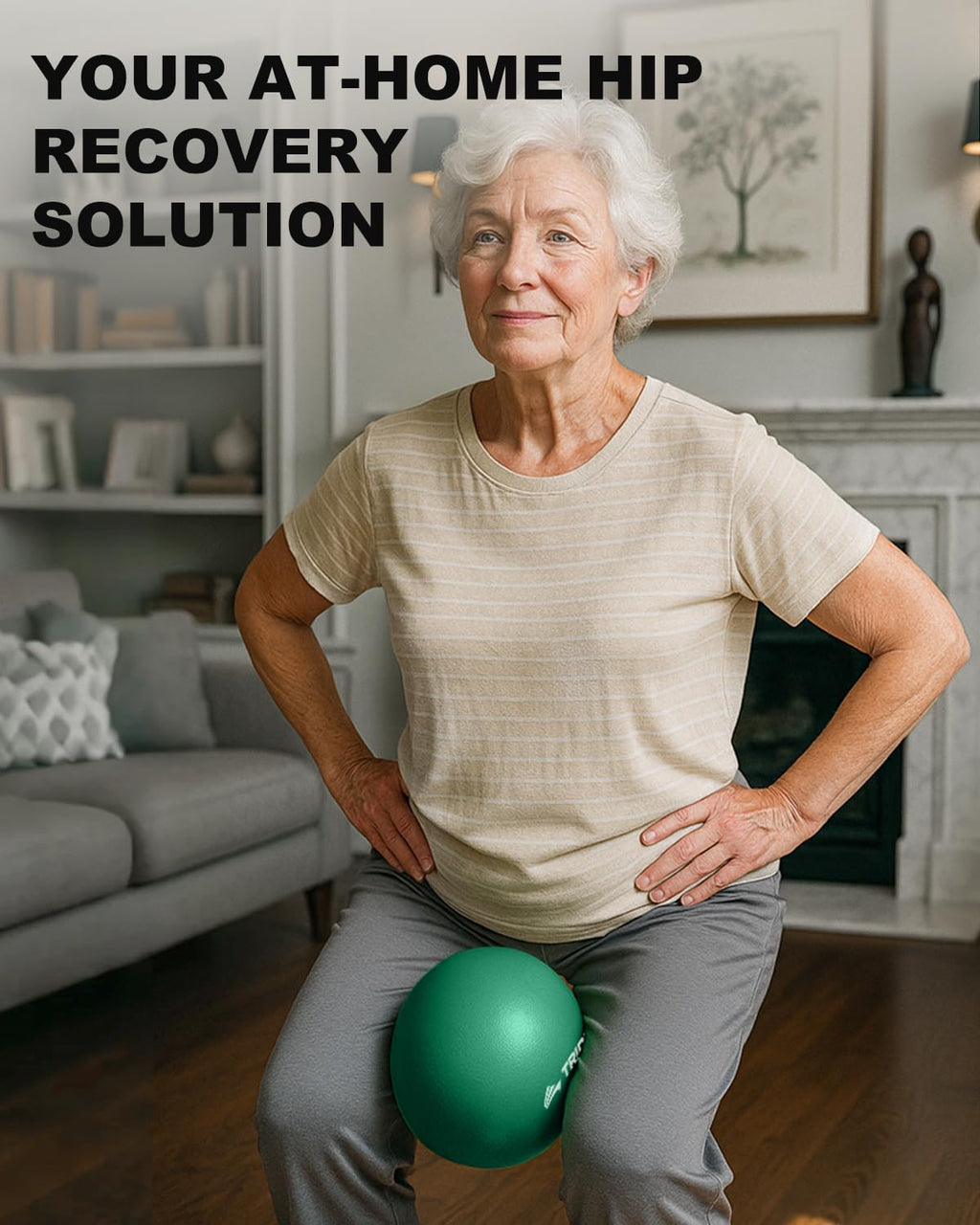 Exercise Balls Physical Therapy, 9 Inch Pilates Ball between Knees for Physical Therapy, Mini Exercise Ball - Yoga Ball, Small Workout Balls for Core Strength and Back Support with Guide