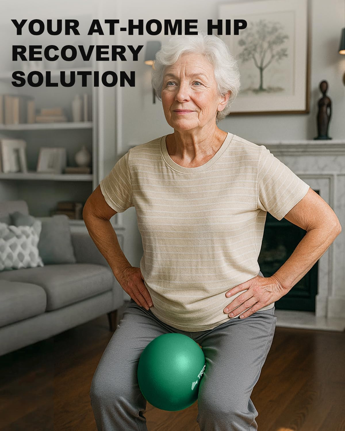Exercise Balls Physical Therapy, 9 Inch Pilates Ball between Knees for Physical Therapy, Mini Exercise Ball - Yoga Ball, Small Workout Balls for Core Strength and Back Support with Guide
