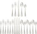 Silverware Set, Stainless Steel Flatware, Dishwasher Safe, Service for 4, 20-Piece Forks and Spoons, round Edge, Everyday Use