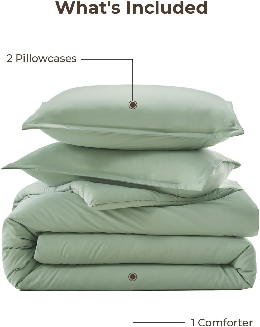 Queen Comforter Set Sage Green, 3 Pieces Lightweight Comforters Queen Size Solid Bedding Comforters Sets, down Alternative Comforter Bed Set Quilt Blanket