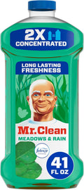 All Purpose Cleaner, Floor Cleaner for Mopping Home, Bathroom, & Kitchen, Cleaning Liquid for Mop & Bucket, Cleaning Supplies, Multi-Surface Dilutable, Meadows & Rain, 41Oz