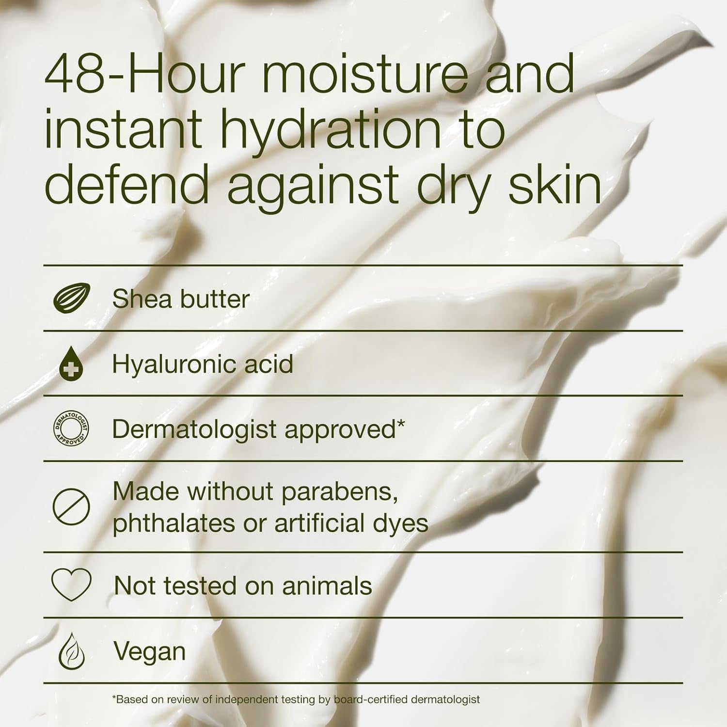 Eucalyptus Spearmint Aromatherapy Body Cream, Ultimate Hydration Moisturizer for Stress Relief with Shea Butter & Hyaluronic Acid for Dry Skin, 8 Fl Oz - 1 Pack