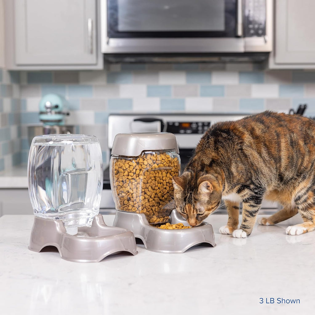Pet Cafe Feeder Dog and Cat Feeder Pearlescent Colors 3 Sizes, Made in USA